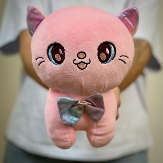 Мягкие игрушки Котик розовый