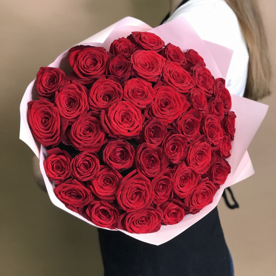 Розы Букет из 41 красной розы (50  см)